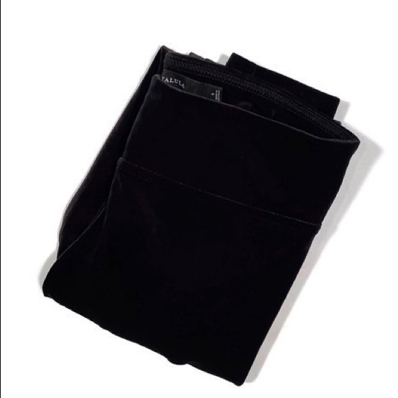 Talula Black Velvet Leggings - Picture 6 of 6